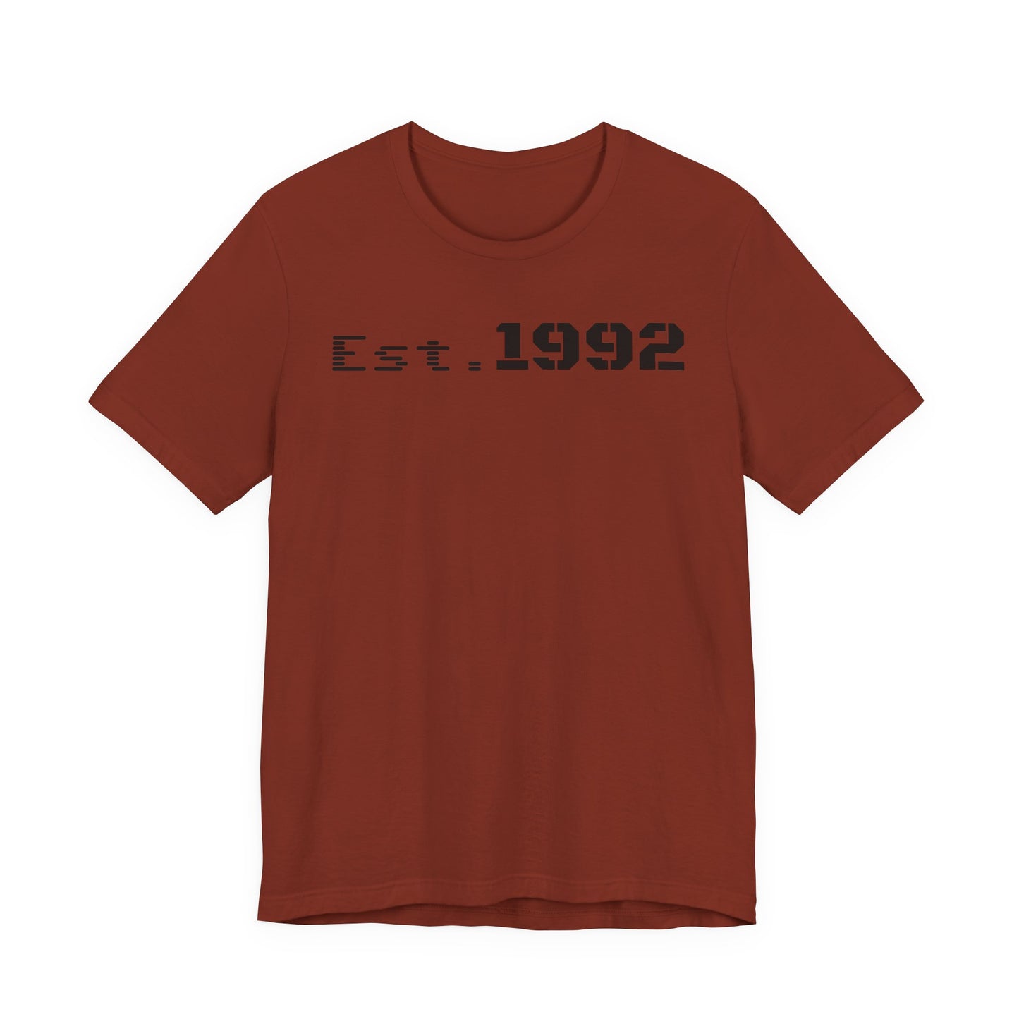 Est. 1992 Unisex Jersey Tee - Retro Birthday Gift, Casual Wear, Cool Vintage T-Shirt, Gift for Him, Gift for Her - TRV