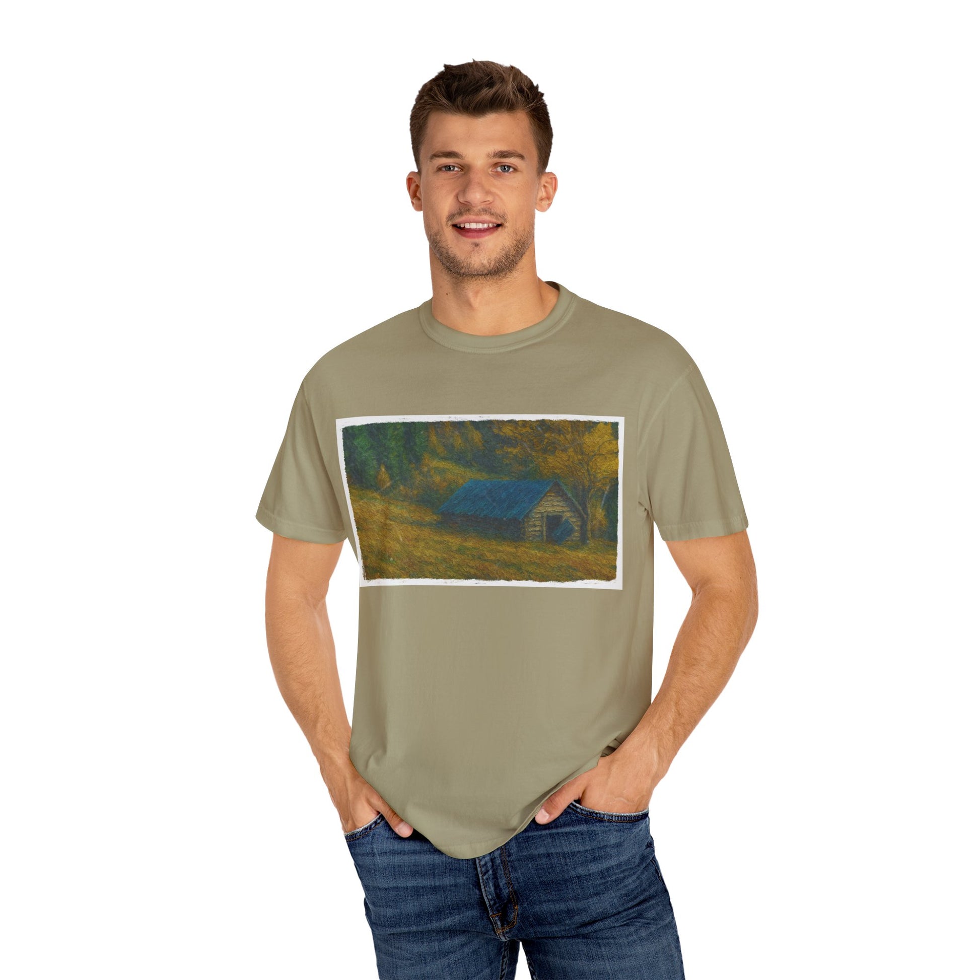 Nature-Inspired Unisex T-Shirt | Cozy Autumn Vibe, Perfect for Casual Outings, Gift for Nature Lovers, Outdoor Adventure Tee, Relaxed Fit - TRV