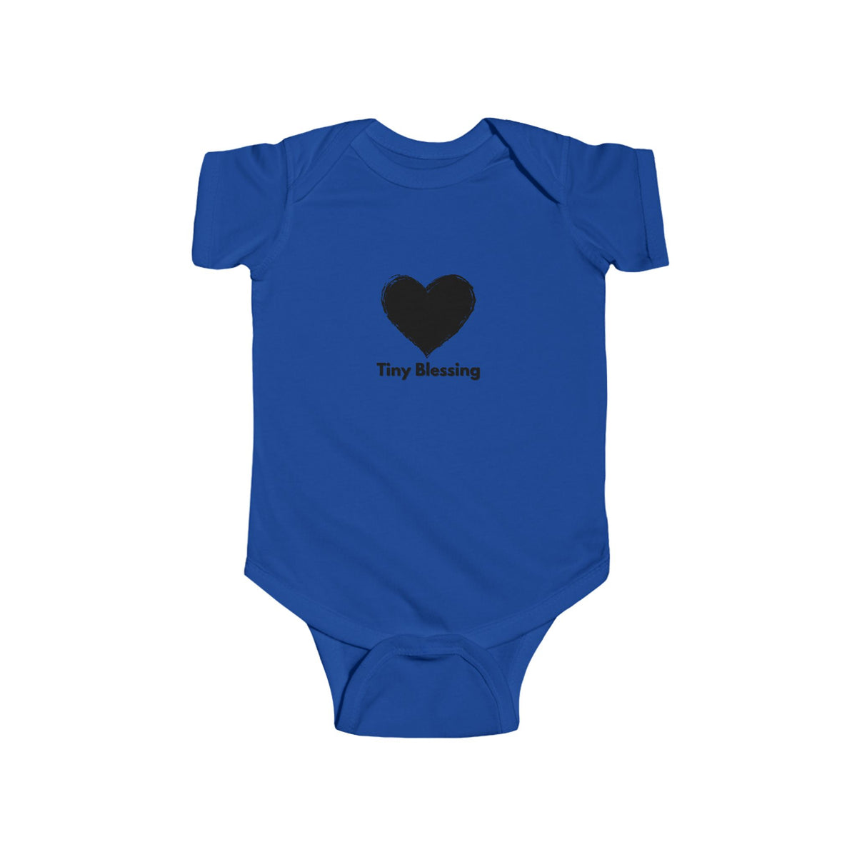 Printify Tiny Blessing infant bodysuit for babies, soft kids clothes perfect as a gift for new parents, with cute design.