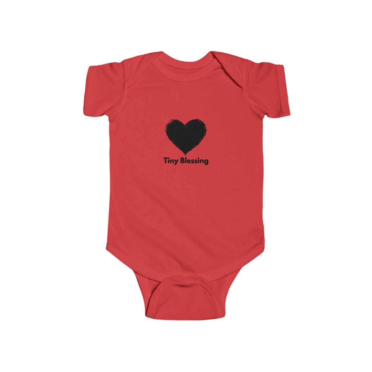 Printify Tiny Blessing infant bodysuit for babies, soft kids clothes with cute design, perfect gift for new parents.
