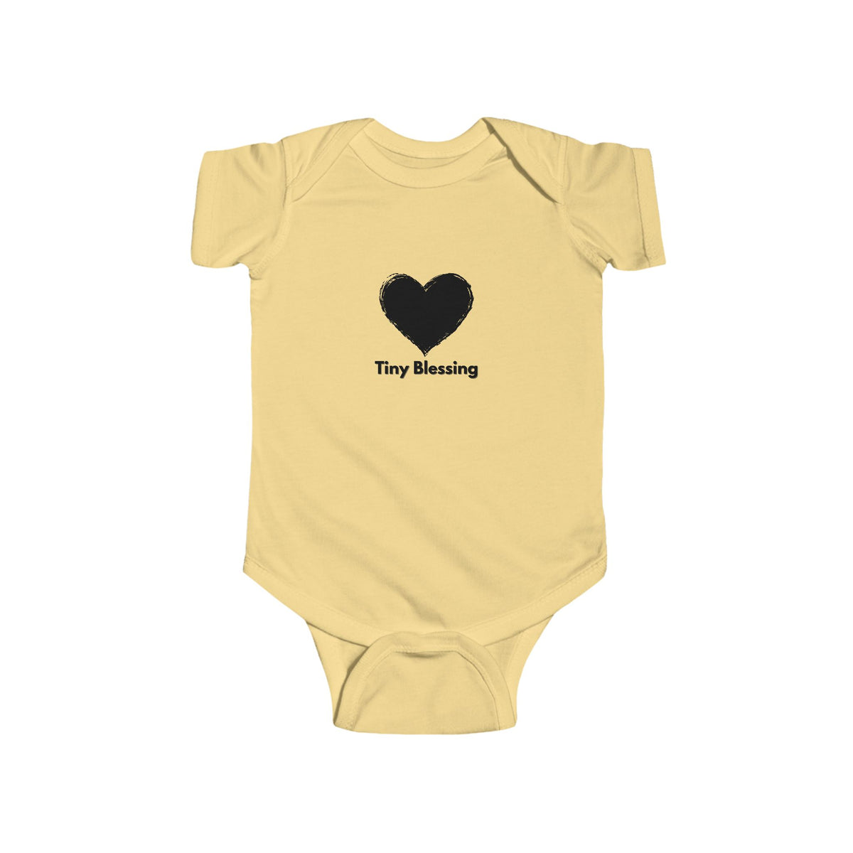 Printify Tiny Blessing infant bodysuit for babies, soft kids clothes with adorable design, perfect for newborn gift.