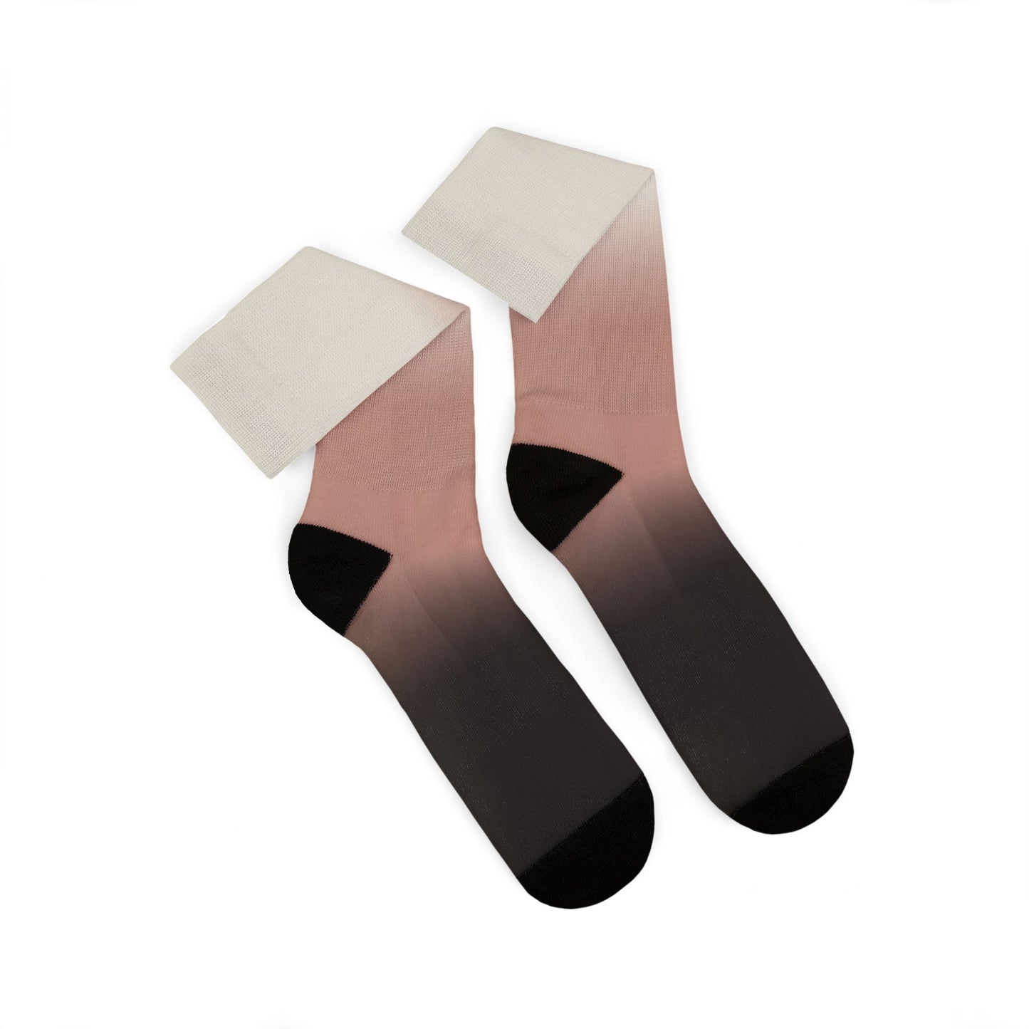 Neutral Ombre Gradient Socks | Sublimation Socks
