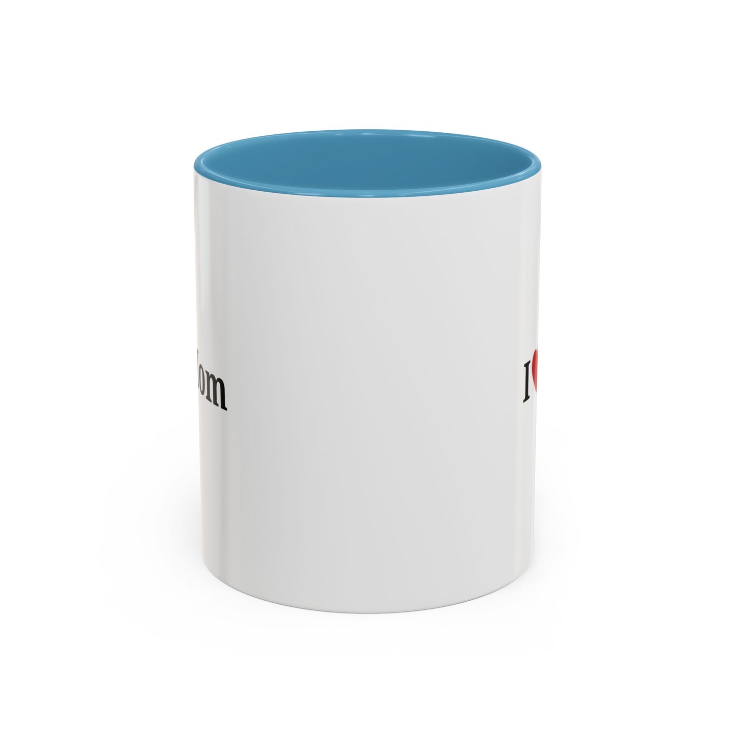 I Love Mom Accent Coffee Mug - Perfect Gift for Mother's Day & Special Occasions - TRV