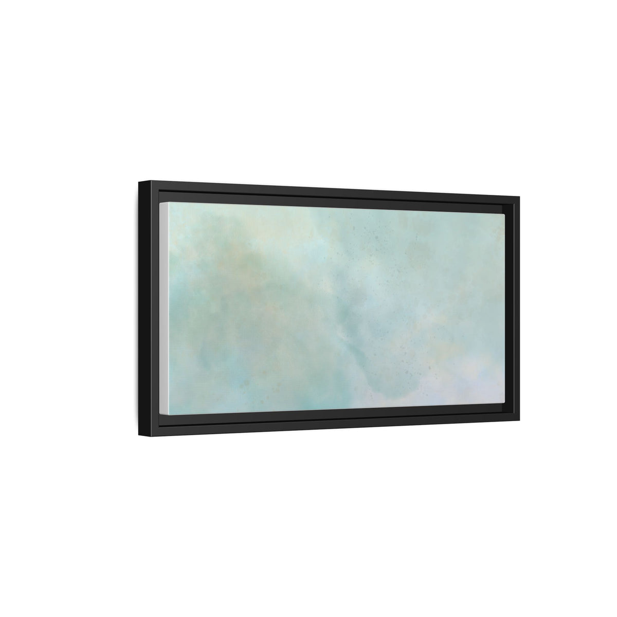 Soft abstract pastel watercolor on matte canvas by Printify, featuring gentle color blends and artistic brushstroke details.