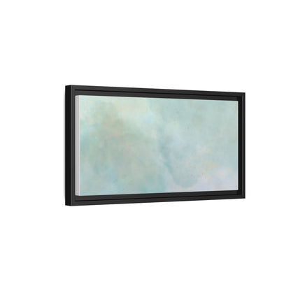 Soft abstract pastel watercolor on matte canvas by Printify, featuring gentle color blends and artistic brushstroke details.