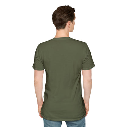 Funny alien graphic T-shirt by Printify featuring a UFO design, perfect for sci-fi fans and casual wear.