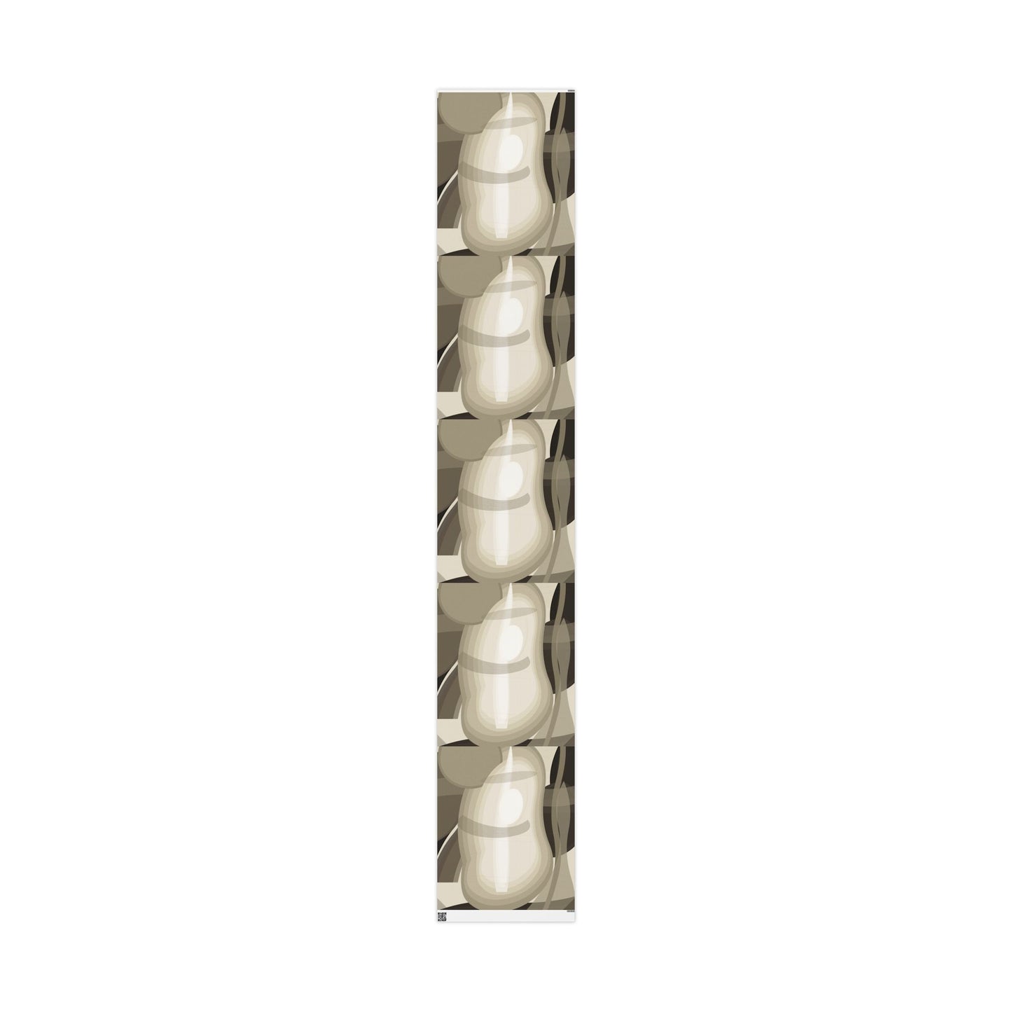 Neutral Abstract Circles Wrapping Paper