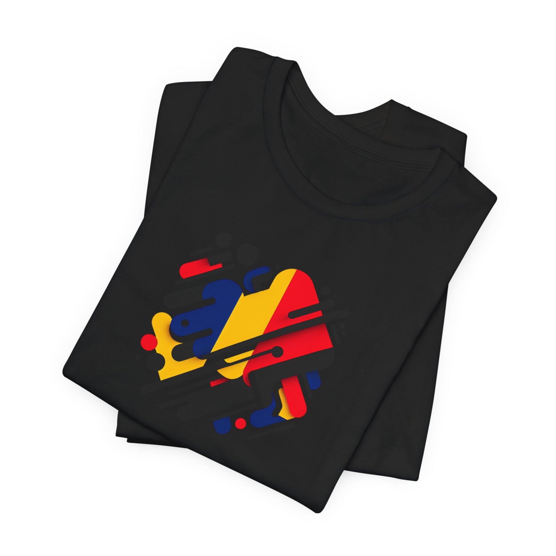 Artistic Heart Unisex Jersey Tee - Vibrant Graphic Tee, Casual Wear, Gift for Art Lovers, Birthday Surprise, Everyday Comfort - TRV