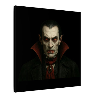 Gothic Vampire Canvas Wall Art, Spooky Decor, Halloween Home Accent, Creepy Art Piece, Horror Themed Gift