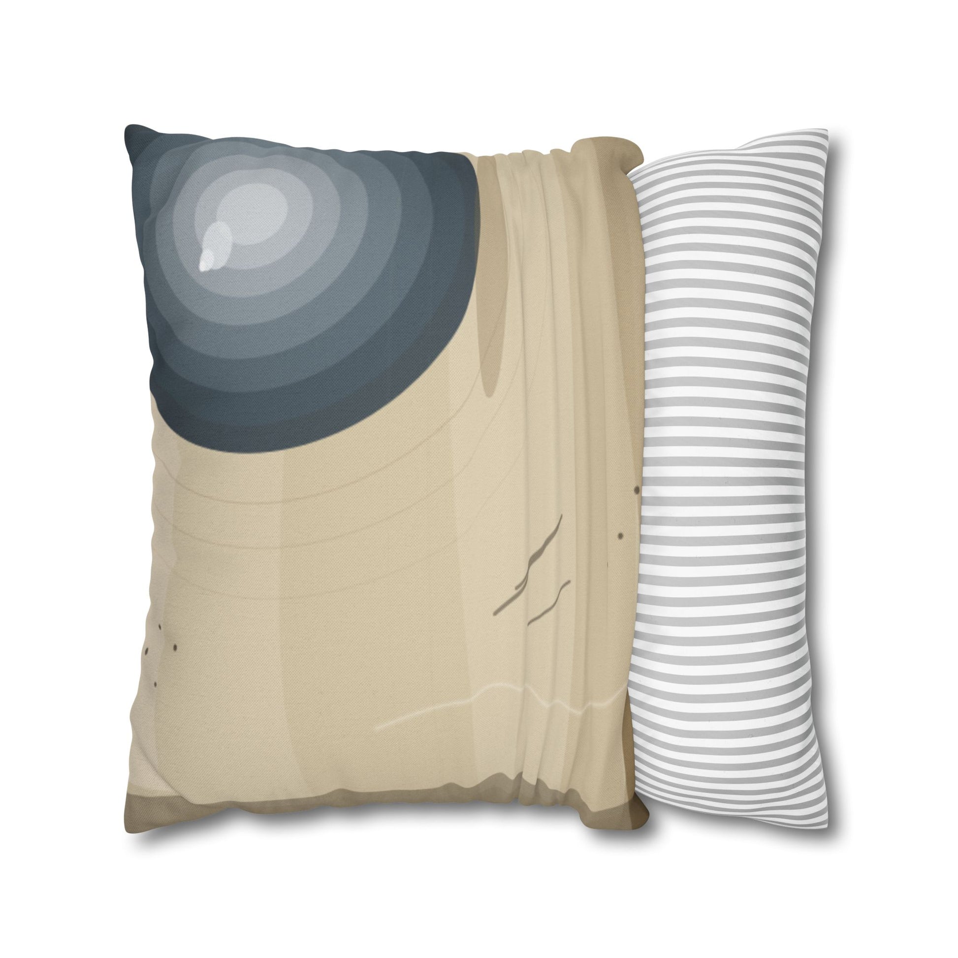Abstract Nautical Anchor Design Pillowcase | Spun Polyester Square Pillowcase - TRV