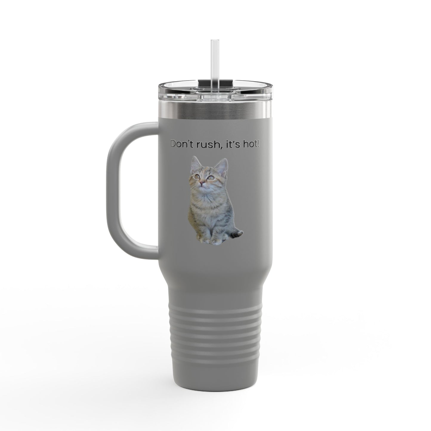 Funny Cat Insulated Travel Mug - 40oz - Perfect for Hot Drinks - TRV