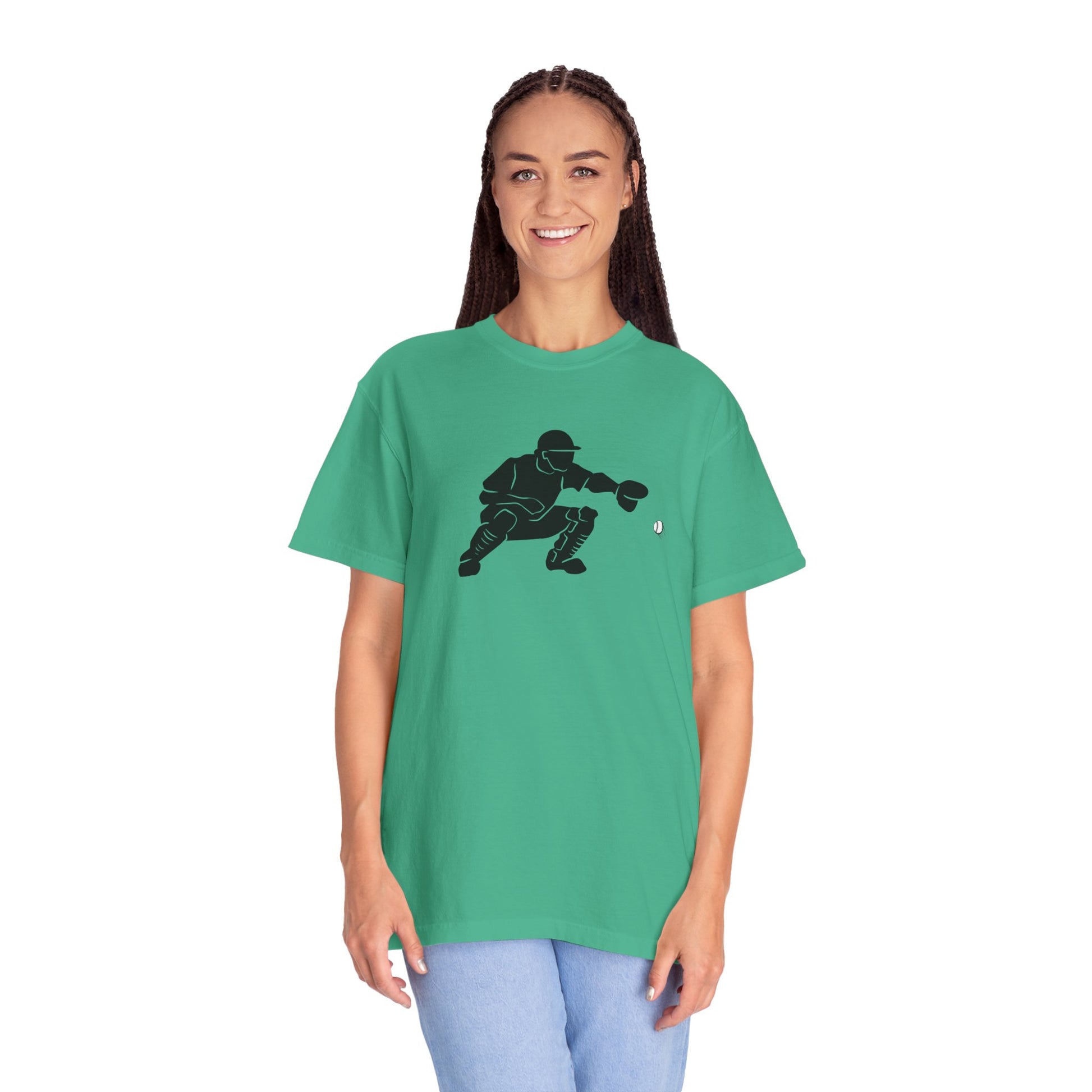 Stylish Unisex Baseball Catcher T-Shirt with Catcher Design, Sports Tee, Baseball Fan Gift, Athletic Apparel, Gift for Him/Her - TRV