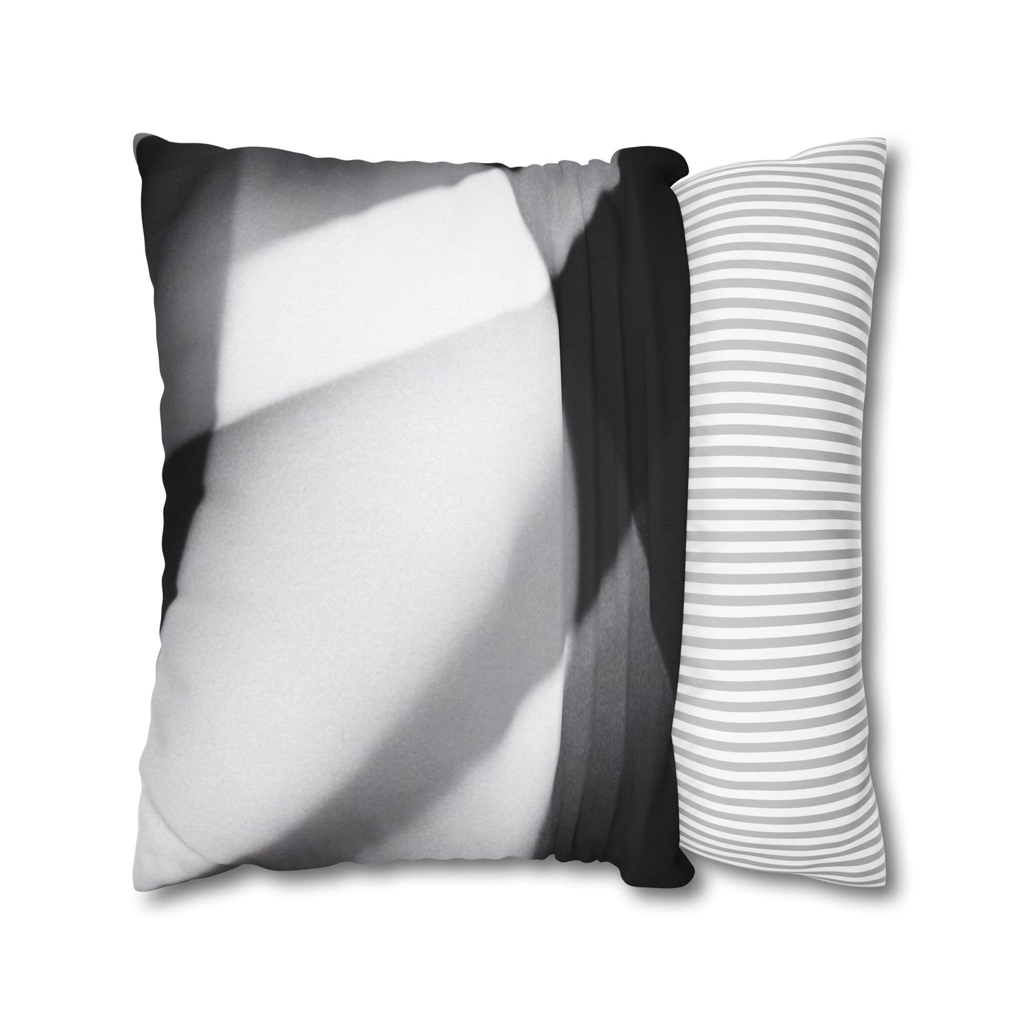 Abstract Black and White Photo Pillowcase, Square Pillowcase