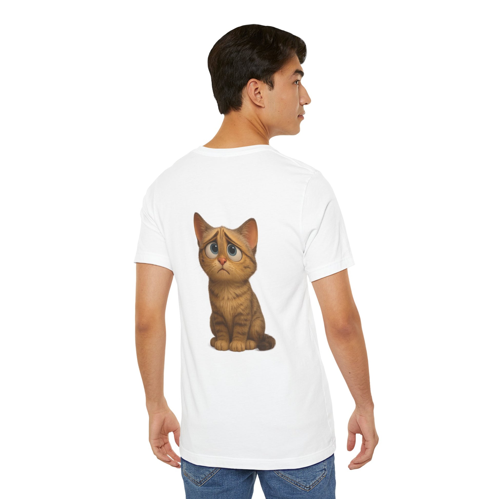 Adorable Cat Graphic Tee, Cute Pet Lover Shirt, Animal Lover Gift, Funny Cat Apparel, Birthday, Christmas, Everyday Use - TRV
