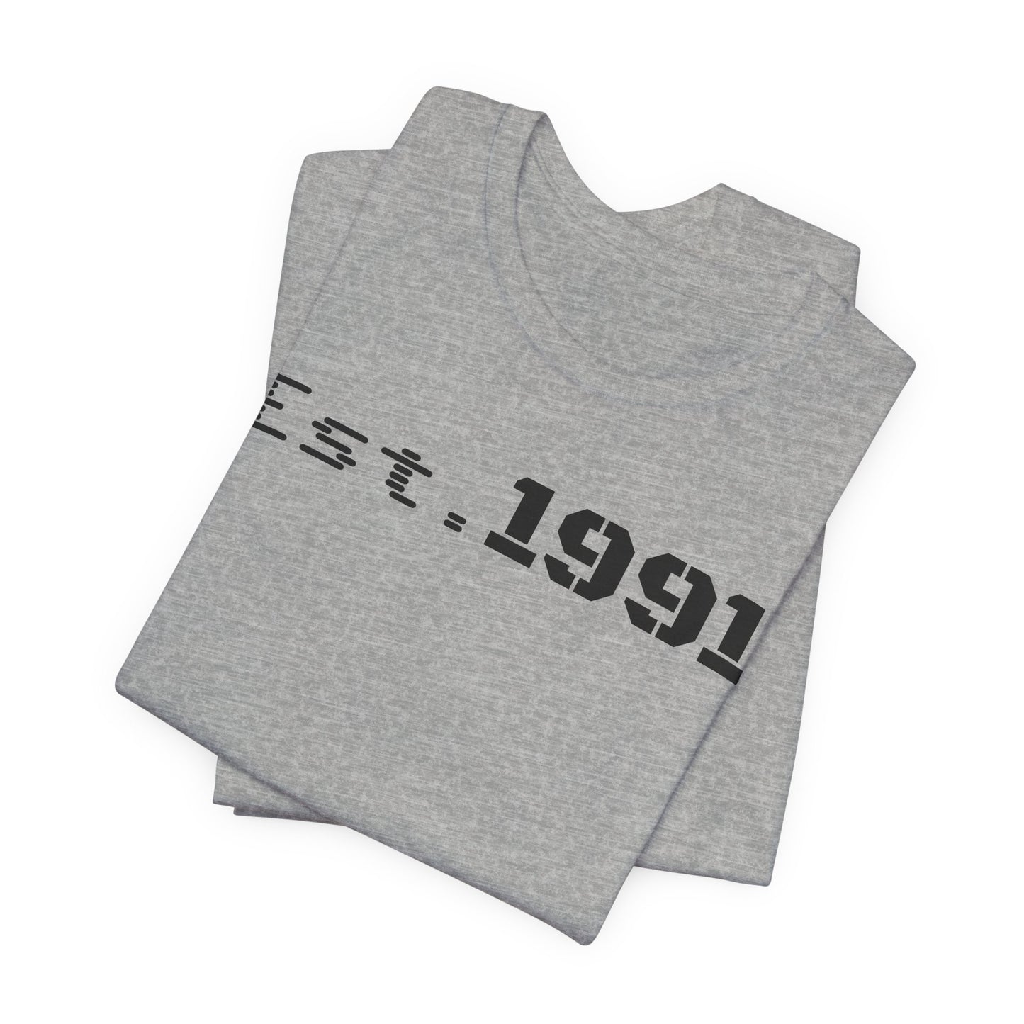 Established 1991 Unisex Jersey Tee | Vintage Anniversary Gift | Casual Wear, Birthday Shirt, Retro Style, Statement Tee, Gift for Him/Her - TRV