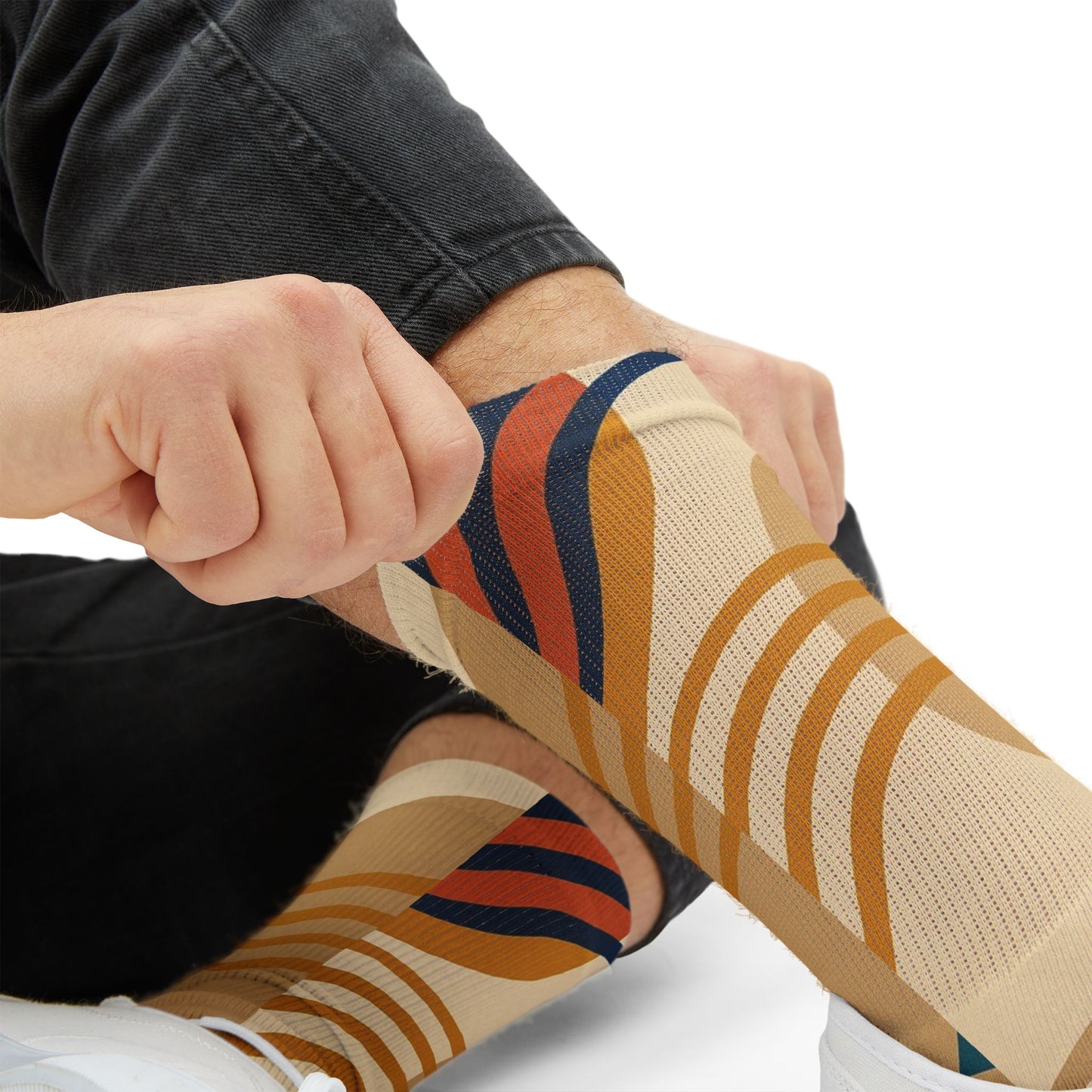 Sublimation Abstract Socks