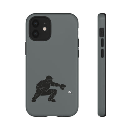 Printify baseball catcher phone case, tough protective cover with detailed catcher design, fits smartphone models.