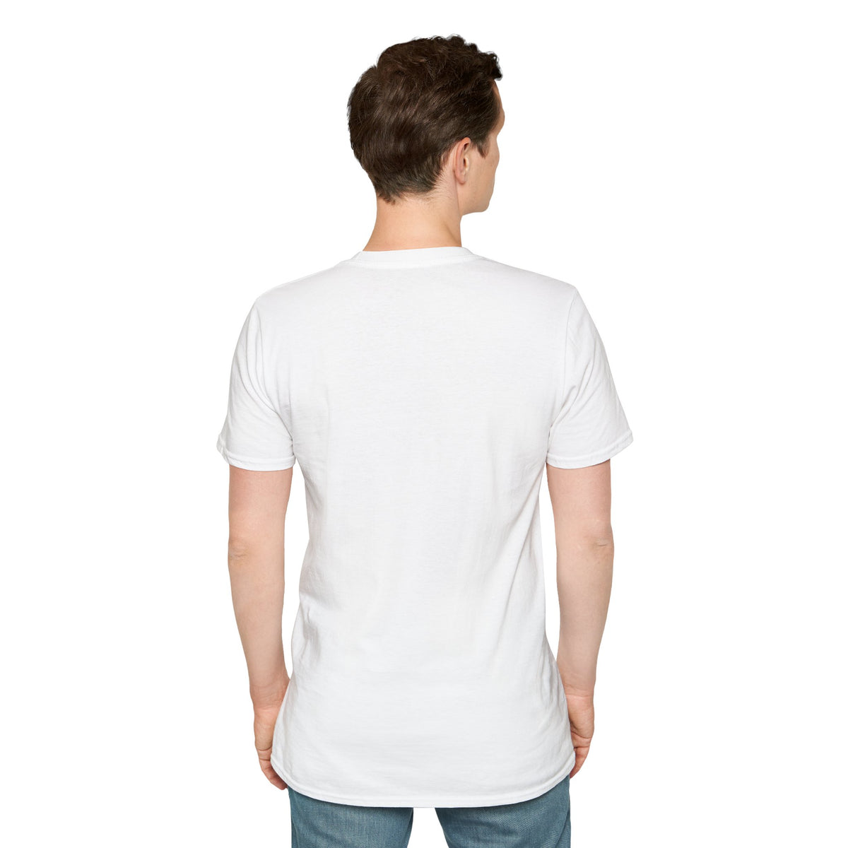 Funny UFO T-shirt by Printify featuring an alien graphic design, perfect for sci-fi fans and casual wear.