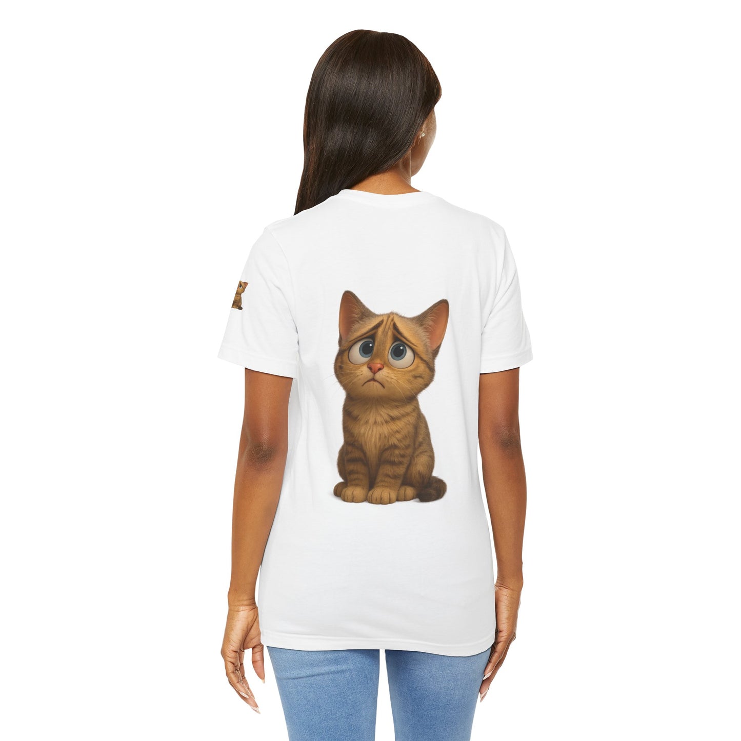 Adorable Cat Graphic Tee, Cute Pet Lover Shirt, Animal Lover Gift, Funny Cat Apparel, Birthday, Christmas, Everyday Use - TRV