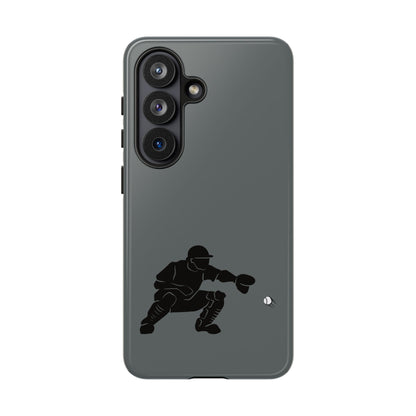 Printify baseball catcher phone case, durable protective cover with catcher design for smartphones.