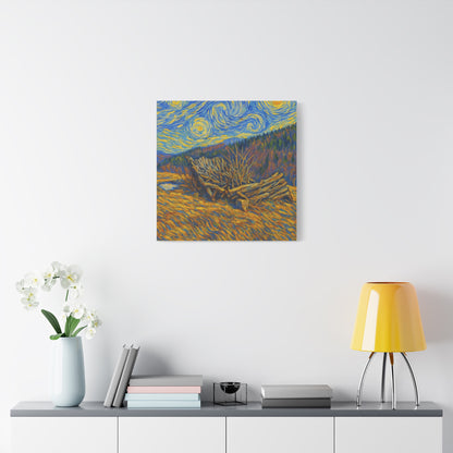 Artistic Van Gogh Style Canvas Wall Art, Nature Inspired Decor, Home Aesthetic, Gift for Art Lovers, Gallery Wall Piece, Living Room Decor, [...] - TRV