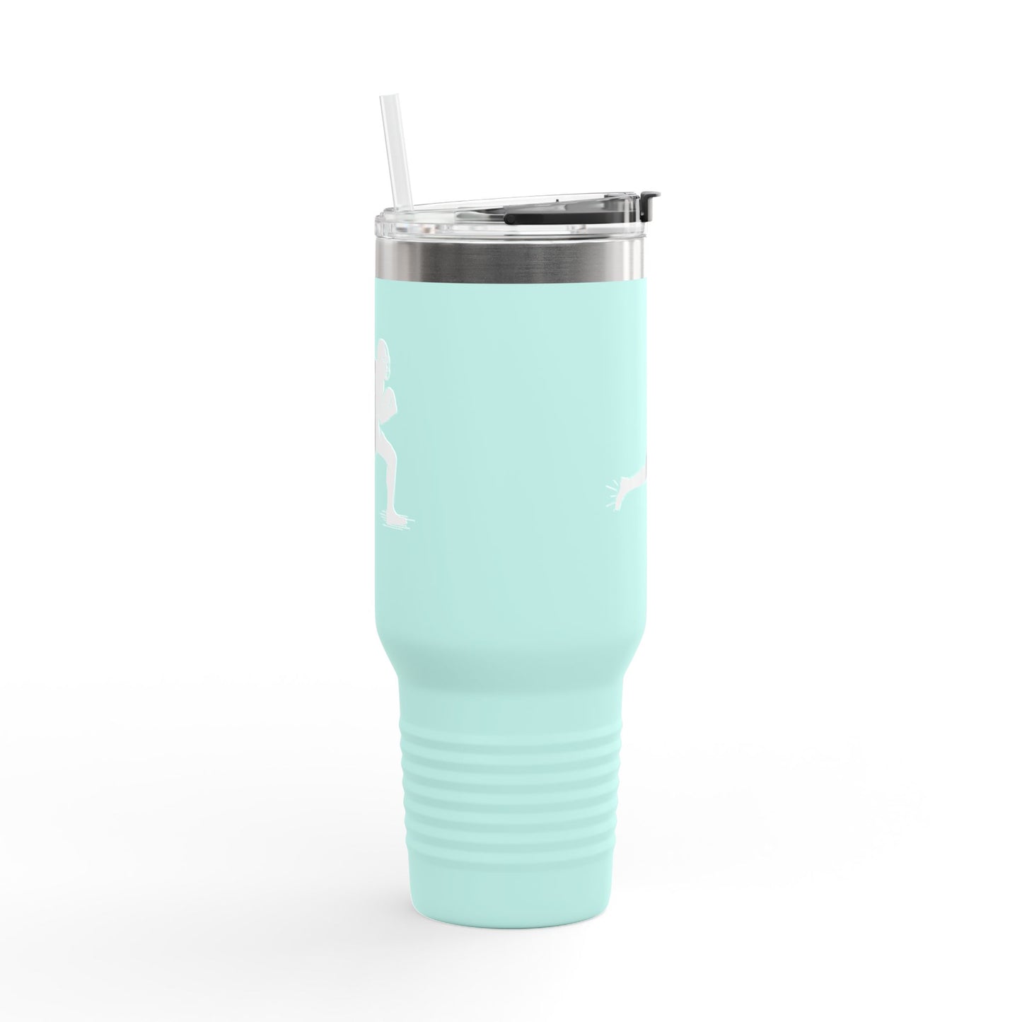 Football Player Coffee Tumbler, Insulated Travel Mug for Active Lifestyles, Sporty Drinkware for On-the-Go, Perfect Gift for Athletes