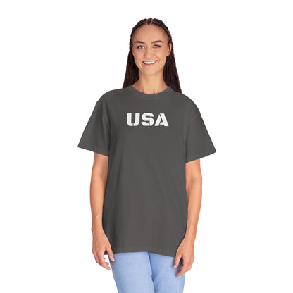USA Vintage Unisex T-Shirt, Soft Cotton Tee, Casual Wear, Gifts for Her & Him, Summer Essentials, Independence Day Apparel - TRV