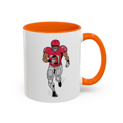 Football Player Coffee Mug, Sports Fan Gift, Motivational Coffee Cup, Game Day Mug, Unique Sports Merchandise