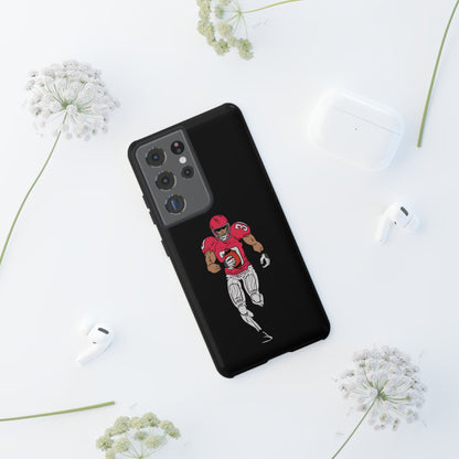Tough Cases for Football Lovers, Personalized Sports Phone Case, Athletic Gift, Back to School, Custom Phone Cover - TRV