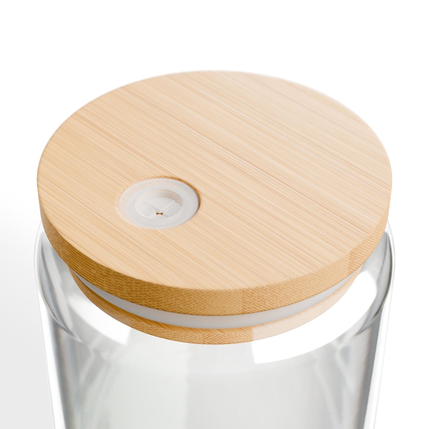 USA 16oz Sipper Glass with Bamboo Lid & Straw – Patriotic Reusable Drink Tumbler