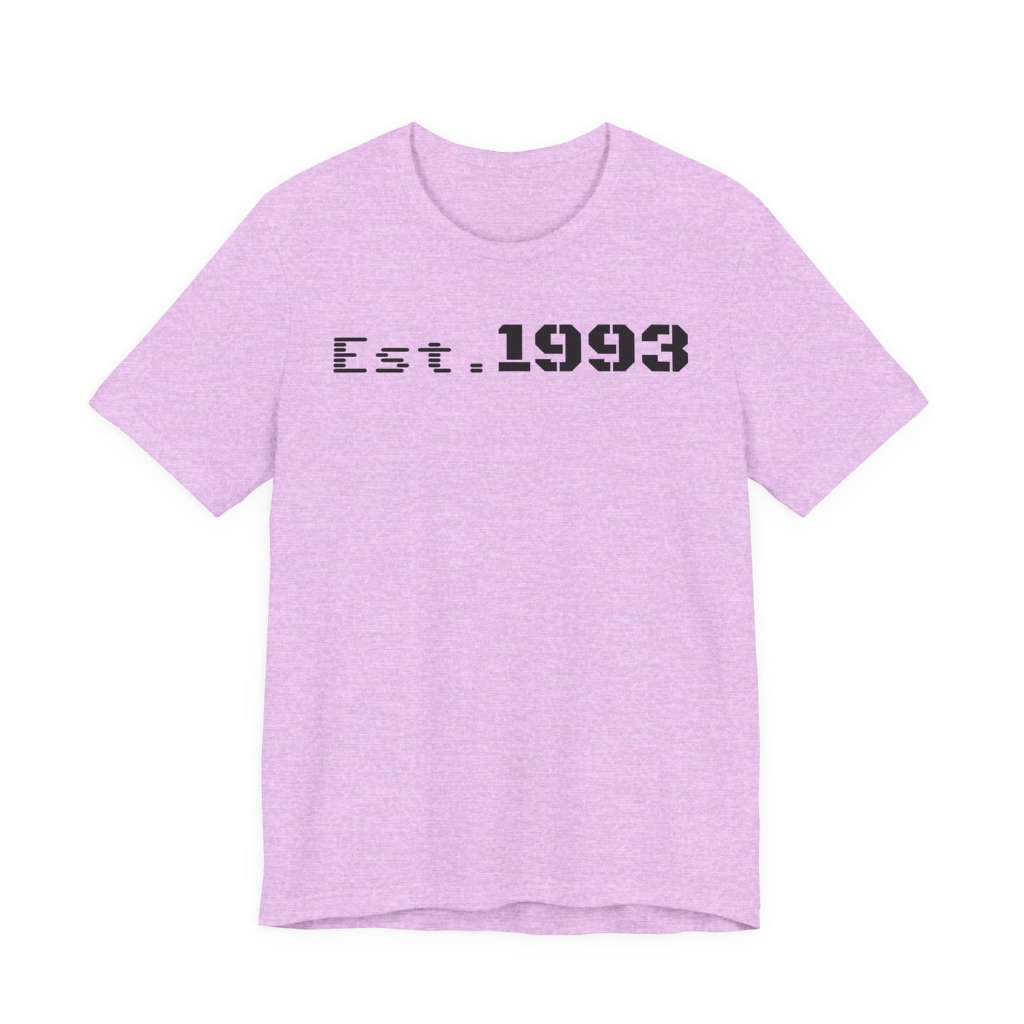 Est. 1993 Unisex Jersey Tee - Vintage Style Shirt, Birthday Gift, Casual Outfit, Celebration Top, Custom Year Shirt