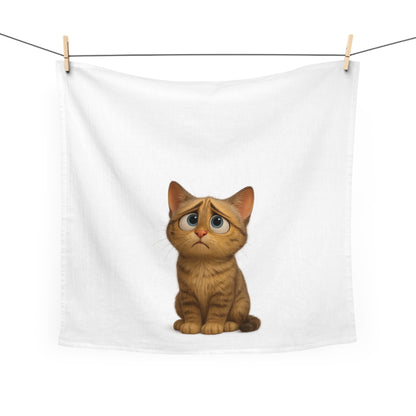 Adorable Cat Tea Towel, Cute Kitchen Decor, Cat Lover Gift, Animal Themed Towel, Fun Home Accessory