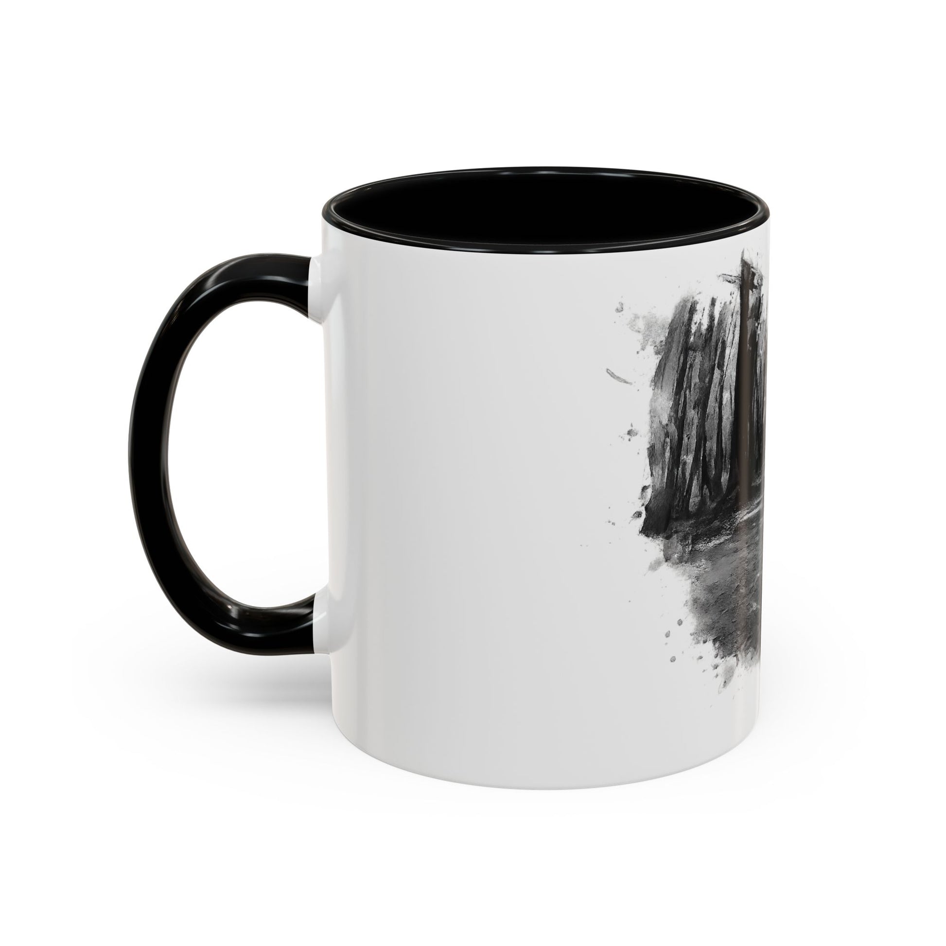 Moody Abstract Forest Coffee Mug | Unique Gift for Nature Lovers, Cozy Home Decor, Perfect for Coffee, Tea, and Hot Chocolate - TRV