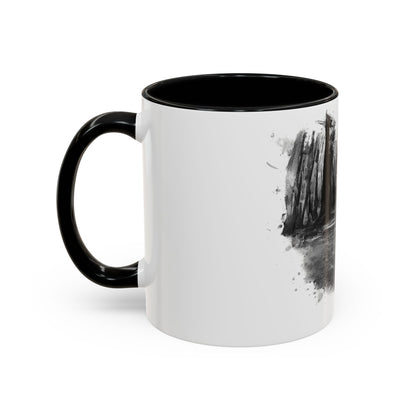 Moody Abstract Forest Coffee Mug | Unique Gift for Nature Lovers, Cozy Home Decor, Perfect for Coffee, Tea, and Hot Chocolate - TRV