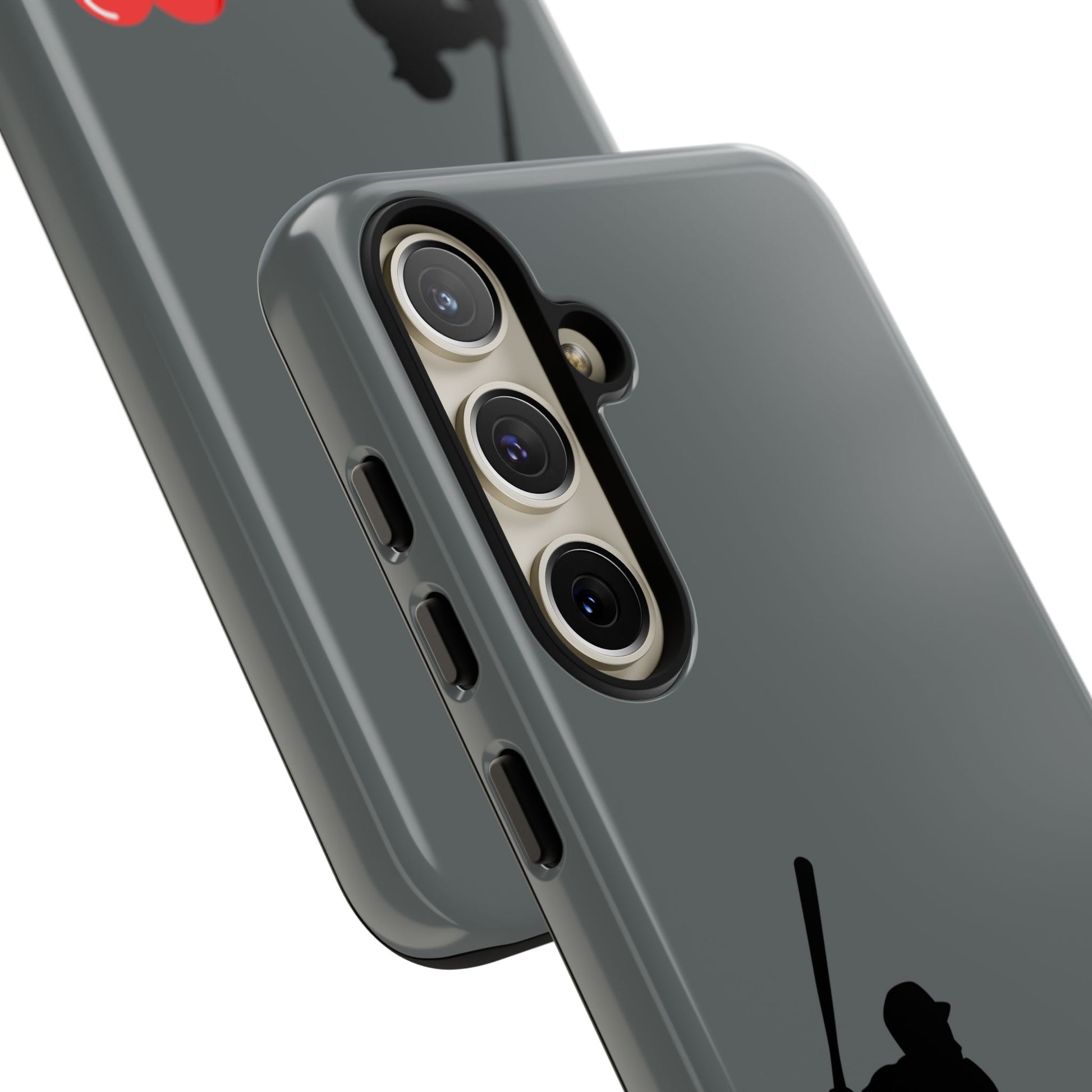 Printify Baseball Love phone case featuring sports-themed design, durable protection for sports fans and fathers.