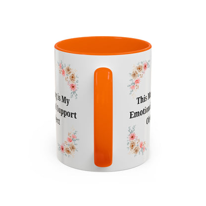 Floral Emotional Support Coffee Mug - Perfect Gift for Self-Care - TRV