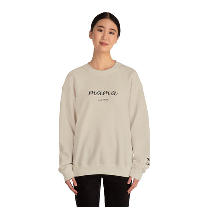 mama sweatshirt | simple script mom pullover - TRV