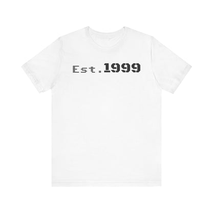 Established 1999 Unisex Tee | Vintage Birth Year Shirt, Casual Birthday Gift, Personalized Family Reunion Apparel, Retro Style [...] - TRV
