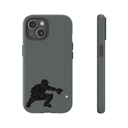 Baseball Catcher Phone Case, Sports Phone Accessory, Tough Cases, Gift for Athletes, Sports Fan Merchandise, Unique Design - TRV