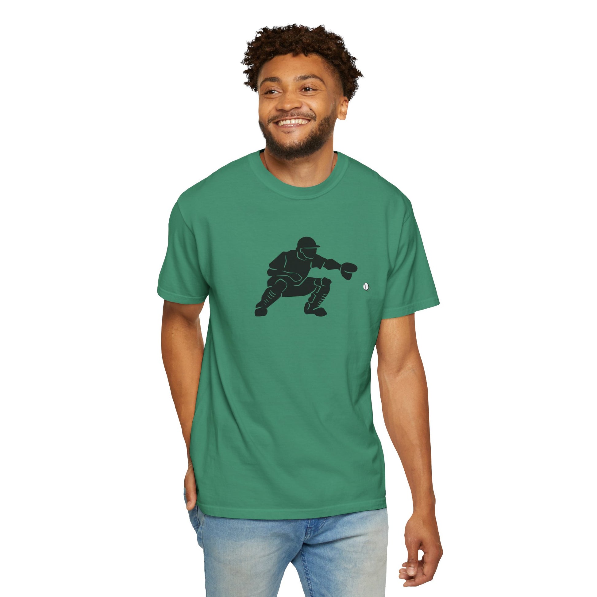Stylish Unisex Baseball Catcher T-Shirt with Catcher Design, Sports Tee, Baseball Fan Gift, Athletic Apparel, Gift for Him/Her - TRV