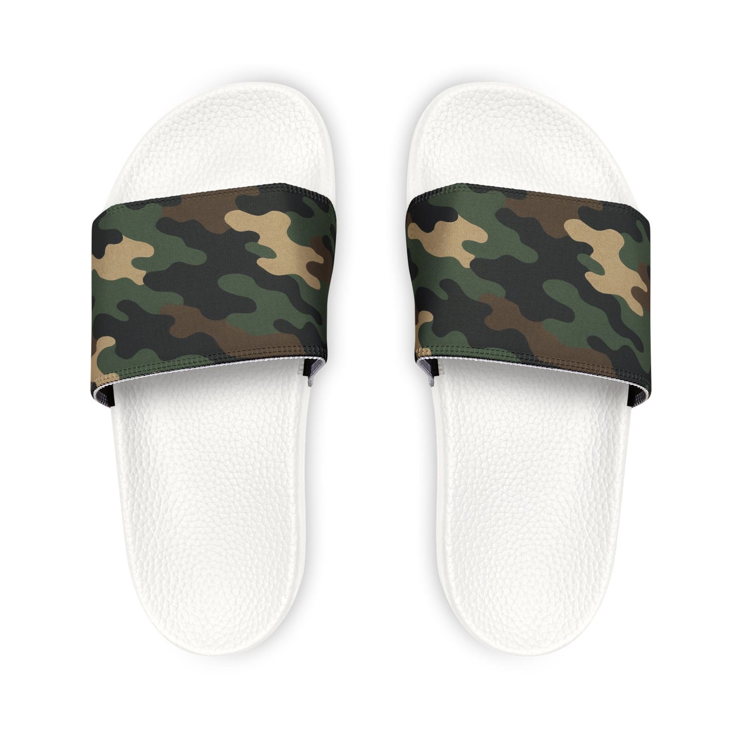Camo Slide Sandals — Men's Removable-Strap Pool & Casual Slides