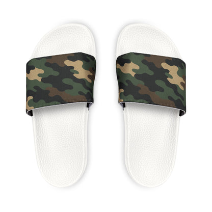 Camo Slide Sandals — Men's Removable-Strap Pool & Casual Slides