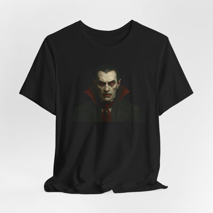 Vampire Graphic Tee, Spooky Halloween Shirt, Unisex Halloween Apparel, Gothic T-Shirt, Dark Aesthetic Fashion