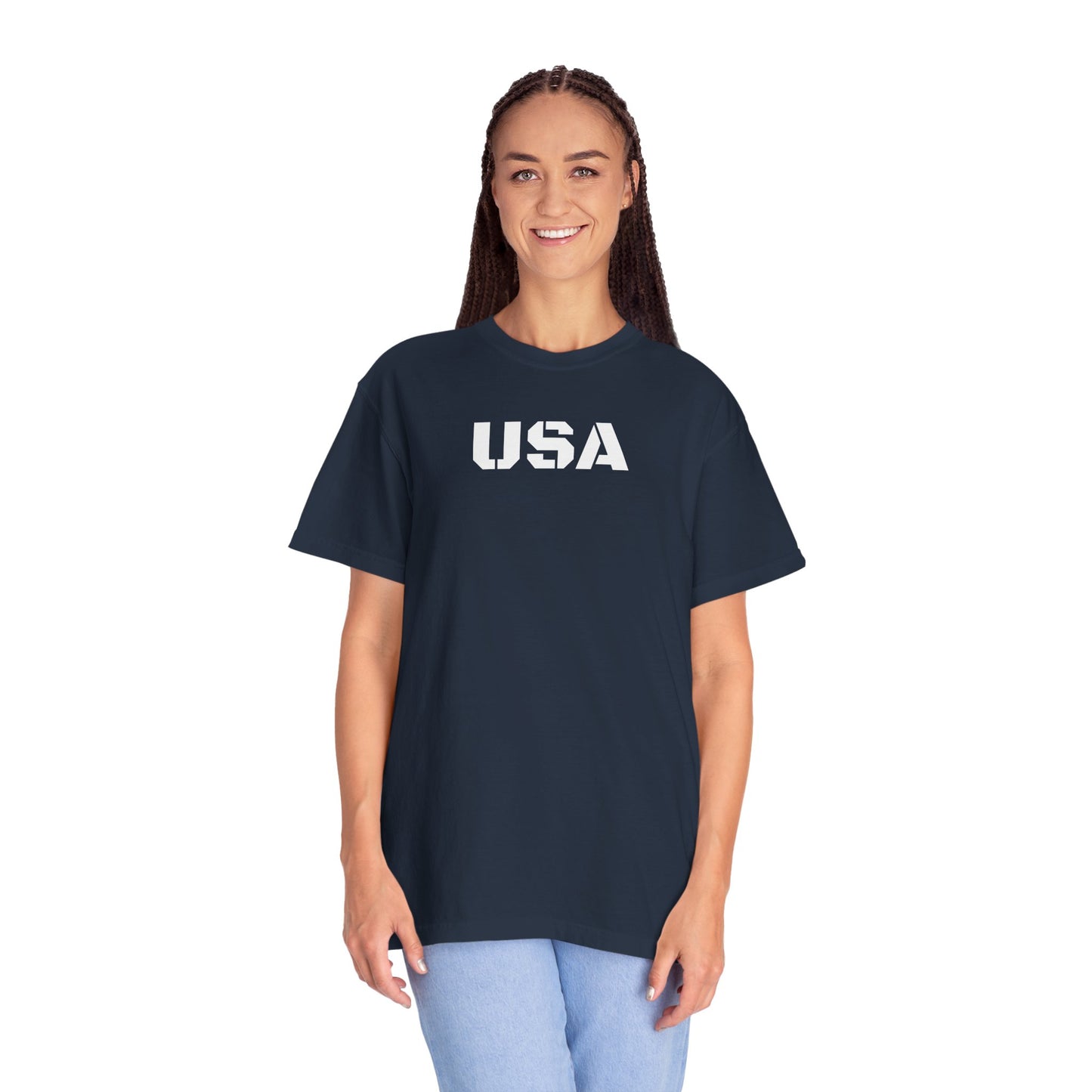 USA Vintage Unisex T-Shirt, Soft Cotton Tee, Casual Wear, Gifts for Her & Him, Summer Essentials, Independence Day Apparel - TRV