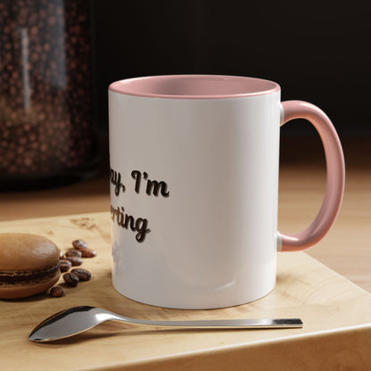 Introvert Coffee Mug - Go Away, I'm Introverting - Black Accent for Relaxing Moments - TRV