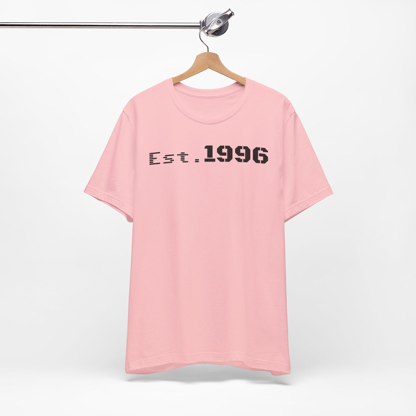 Established 1996 Unisex T-Shirt, Vintage Year Tee, Birth Year Gift, Casual Fashion, Personalized Graphic Tee - TRV