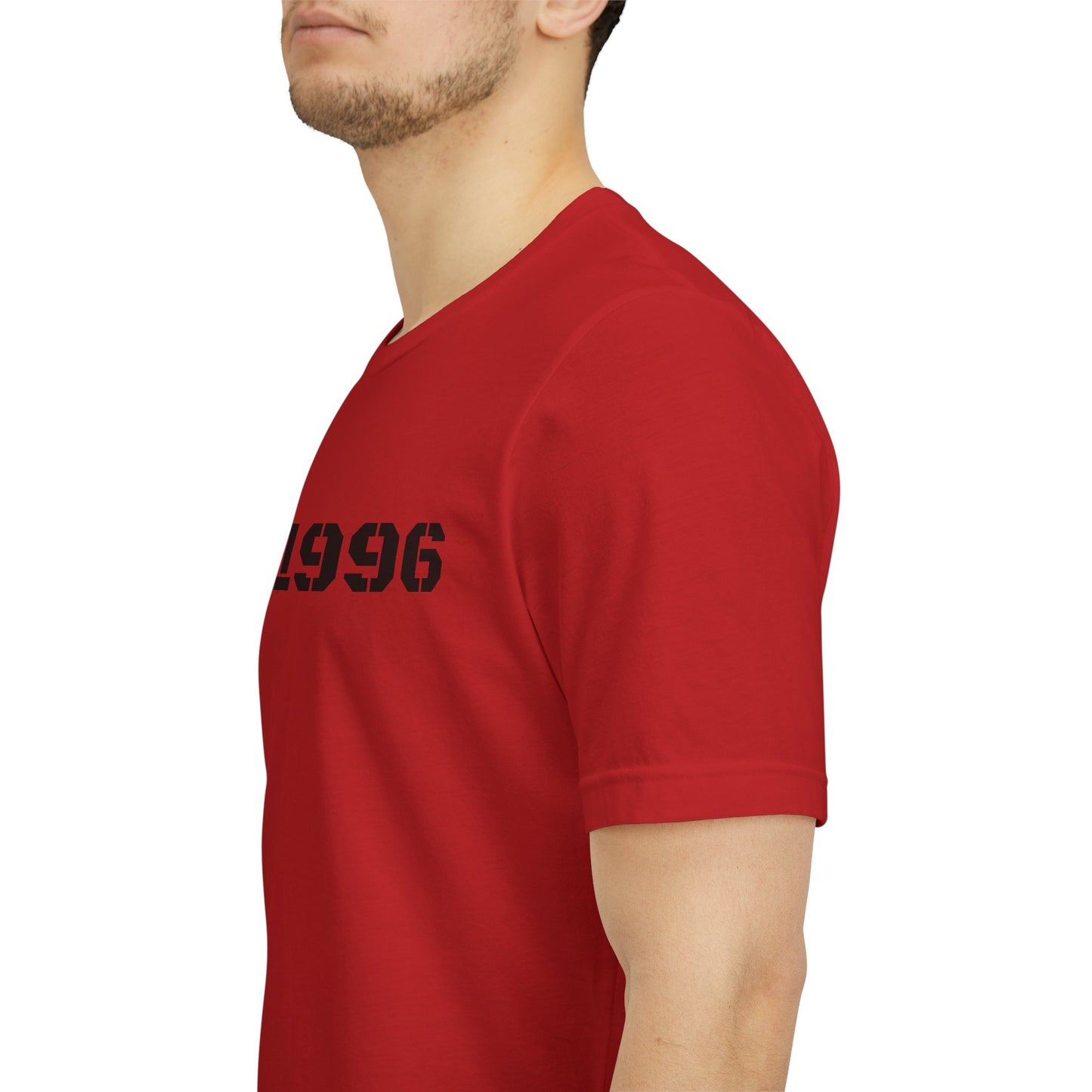 Vintage Est. 1996 T-shirt by Printify featuring classic design, perfect for birthday gift celebrating birth year, casual wear.