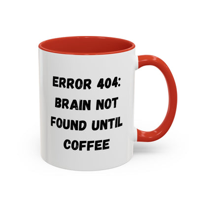Error 404 Coffee Mug - Perfect for Your Daily Brew, Gift for Programmers, Humor for Coffee Lovers, Office Desk Decor, Nerdy Kitchenware
