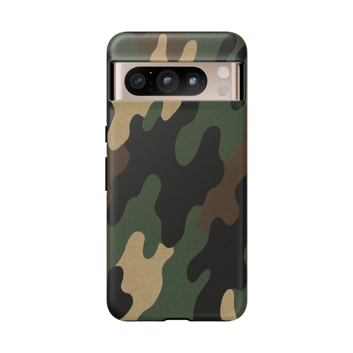 Camouflage Phone Case, Tough Phone Cover, Military Style Accessory, Protective Case for Men, Gifts for Soldiers - TRV