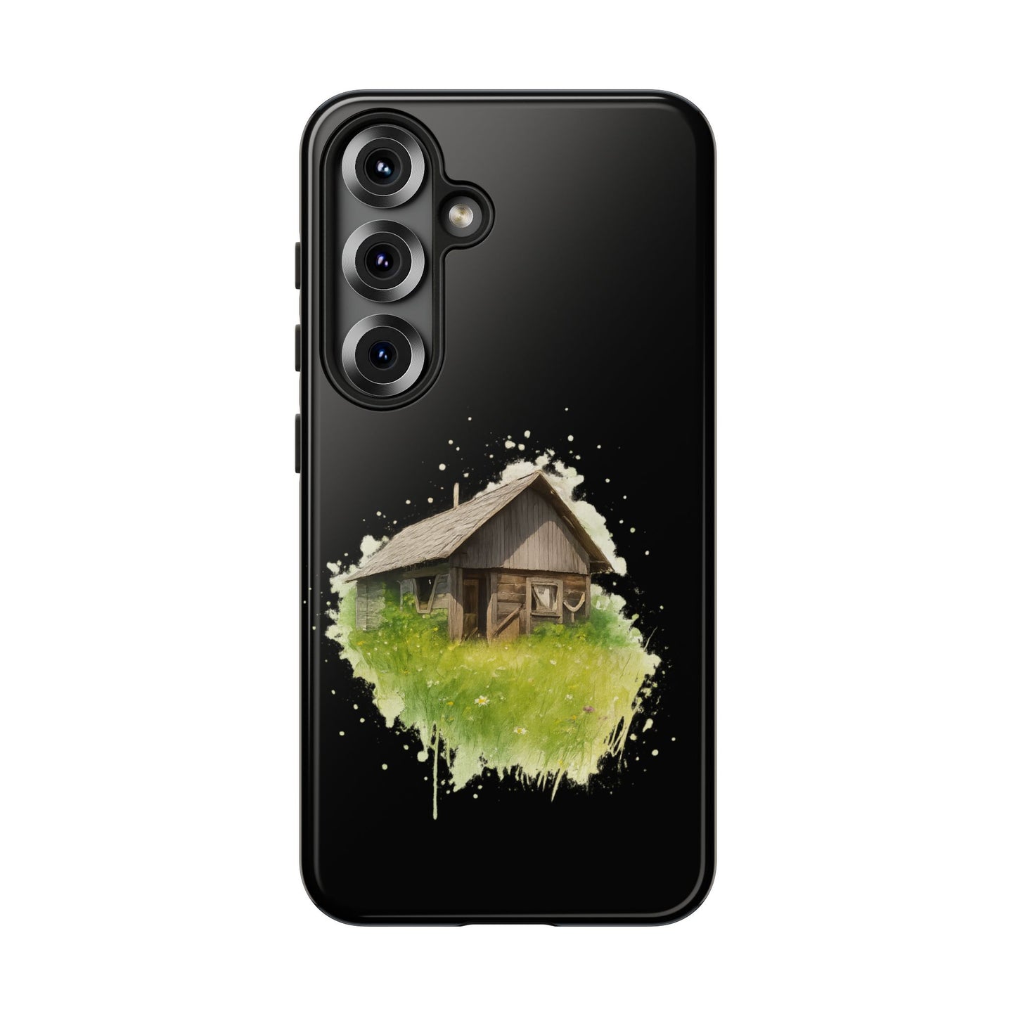 Rustic Farmhouse Phone Case, Cute Cottage Design, Tough Cases for Nature Lovers, Eco-Friendly Gift, Customizable Tech Accessories - TRV